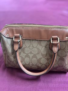 Coach Monogram Shoulder Bag