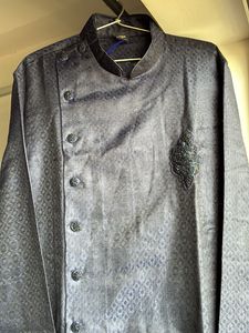 Manyavar Men's Brocade Sherwani Style Kurta