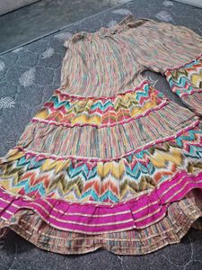 Beautiful Yellow Sharara Suit