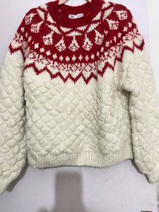 ZARA Unisex Festive Christmas Knit Pullover