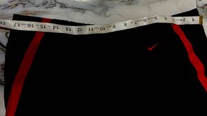 (Nike) Men's Black &amp; Red Track Pants
