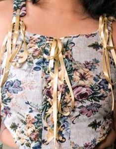 floral corset top