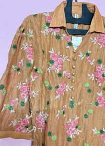 Beautiful Floral Print Maxi Dress
