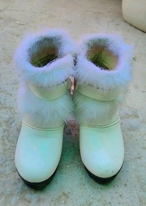 White Fur Heels