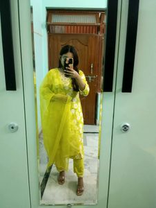 Vibrant Yellow Kurta Set