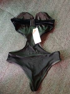 Small sizeBlack Heart Strapless bodysuit