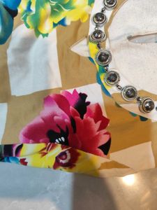 vintage y2k Beautiful Floral Print top