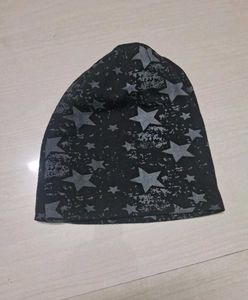Men's Star Print Beanie Hat of 1