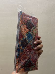 Satin Multicolour Wallet With Zip