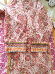 Vibrant Paisley Print Kurta