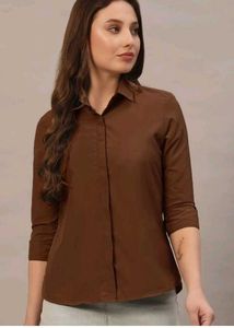 Roadster Brown Cotton Shirt 🤎✨