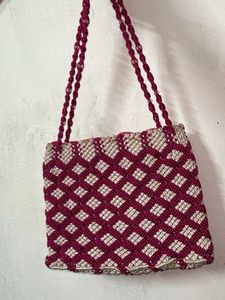 Handmade Macrame Shoulder Bag for Women