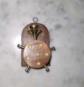 Agarbatti Holder Brass &amp; Wooden