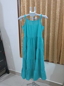 Max Teal Tiered Maxi Dress