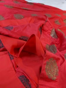 ❤Red golden printed Lehnga with Astar inside.. ❤✨