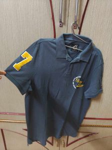 polo tshirt being human L size