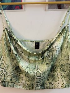 Snake Print Cami Top