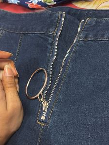 Wide Leg Denim Pants