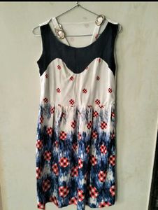 Casual Printed Sleeveless Dress (beach special)