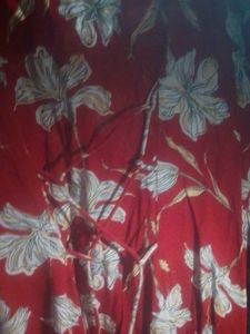Red Floral Print short kurti
