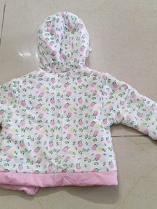 Warm Floral Baby Jacket