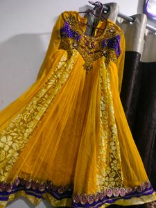 Price Drop ☺️Yellow 💛 Designer Frock