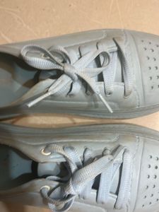 Light Blue Platform Sneakers