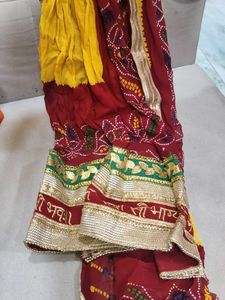 Embroidered Silk Blend dupatta