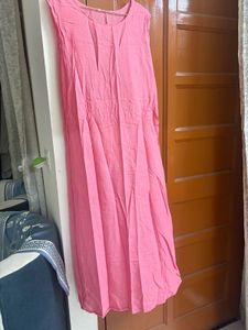Embroidered cotton dress