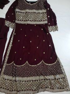 ethnic kurta and plazzo set