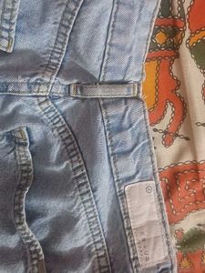 sky blue Light Wash Wide Leg baggy Jeans denim