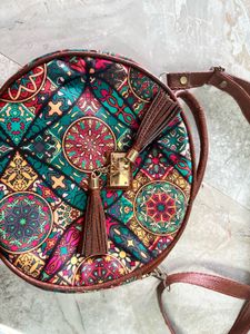 Boho Round Sling Bag ❤️