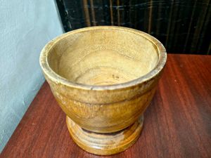 Wooden Mortar &amp; Pestle (Khalbatta)