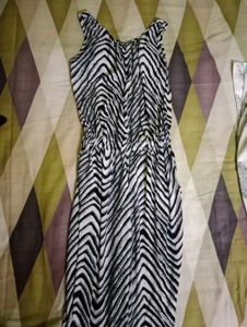 Zebra Print Jumpsuit