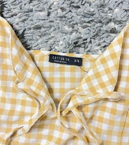 Yellow Gingham Dress
