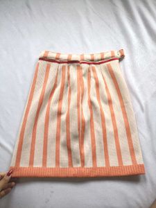 Striped Knit Mini Skirt