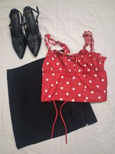 top& skirt combo
