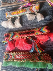 handmade Aztec bracelets combo of 3 ek piece ka 15