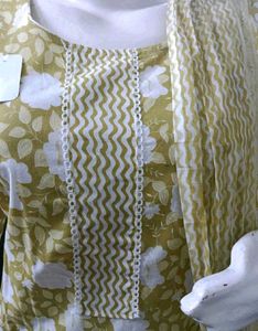 Yellow Floral Kurta Set with Dupatta