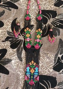 🌸✨ Morni Floral Beaded Necklace Set ✨🌸