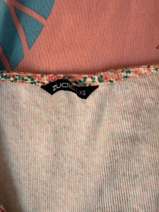 Floral Print crop top from zudio Y2K