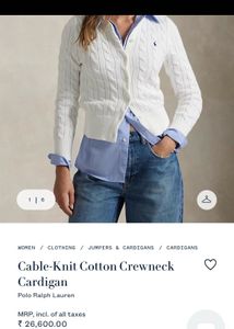 Ralph Lauren Cable Knit Cardigan