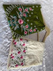 Green Embroidered Co-ord Set