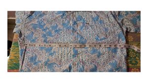 Men's Blue Paisley Print Shirt