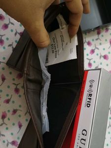 ORIGINAL Guess Brown RFID Blocking Wallet
