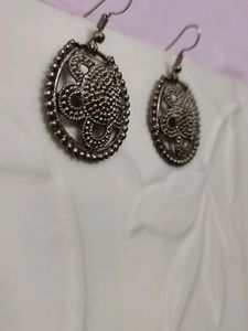 Beautiful Silver Oxidised Earrings