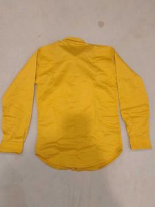 Men's Yellow Casual Shirt