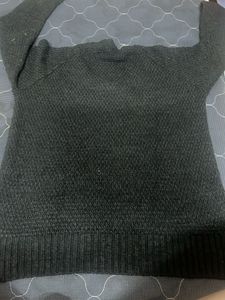 Dark Grey Knit Sweater