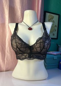 Black Lace Bra Bralette