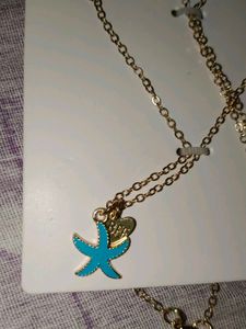 Pantaloons Junior Starfish Necklace Set